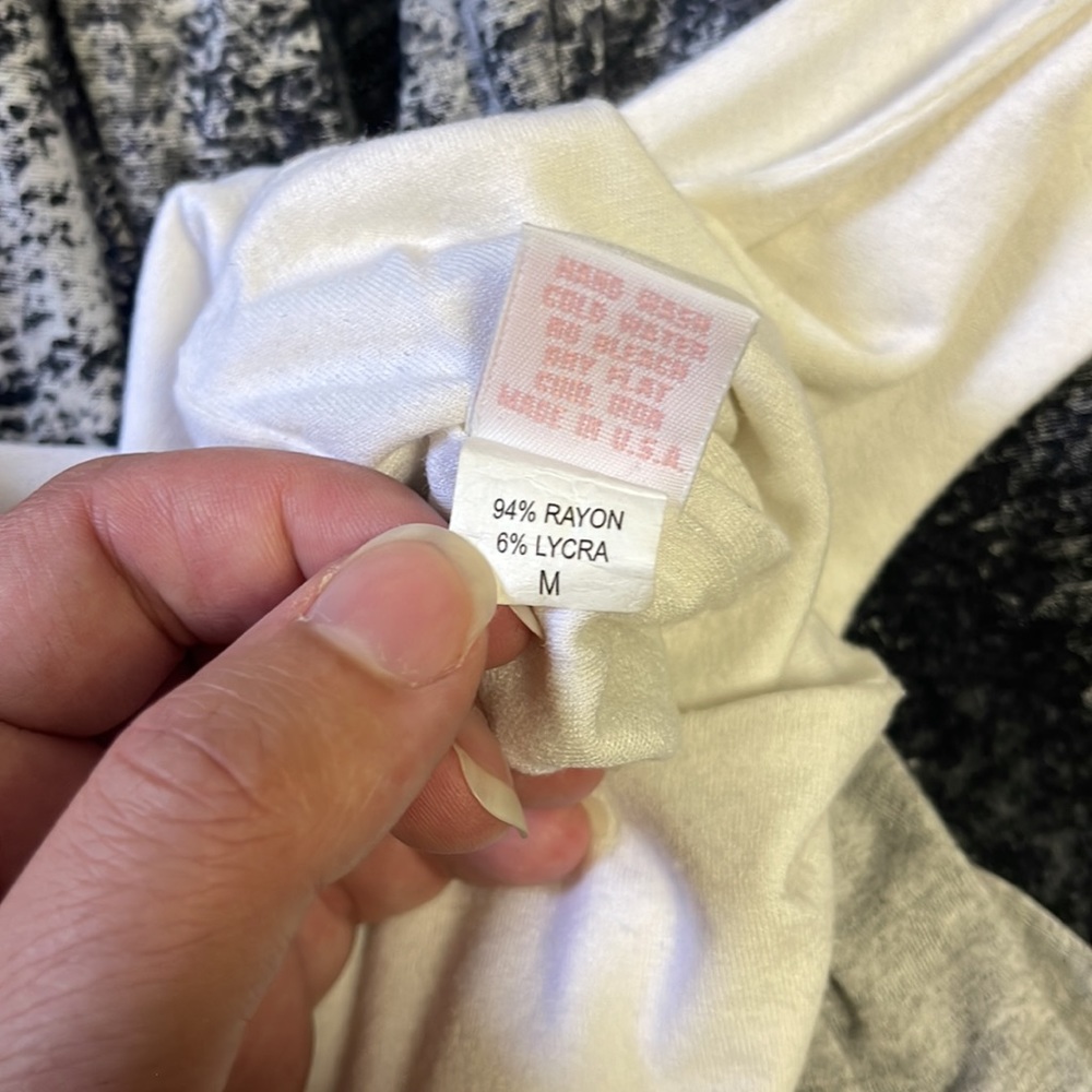 White & Gray Dress - Picture 7 of 7